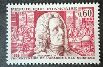 1 бр./компл. Нова пощенска марка Франция, 1966 г Писатели Академия на науките Гравиране марка MNH
