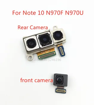 1 бр. Оригинални Задната Голяма Основна Задна Камера Модул предна камера Гъвкав Кабел За Samsung Galaxy Note 10 Note10 Подмяна на Част от