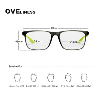 2021 анти-син лъч Очила по рецепта на компютърни очила очила Очила Синя Светлина Блокер очила рамки за Мъже