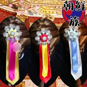 2023 класическа традиционна корейска облекло панделка за коса, ленти за коса, аксесоари, украса за коса ханбок лента за коса с танц сияние