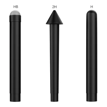 3x Уши за стилуса HB 2H H Взаимозаменяеми Комплект Сменяеми Накрайници за моливи за Surface Pro 6
