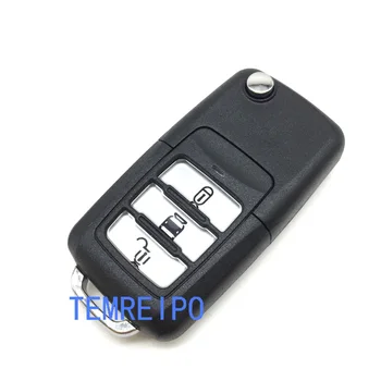 5 бр./лот, 3 бутона, калъф за ключове заменяеми калъф за Chevrolet Captiva с лявото острие ключ