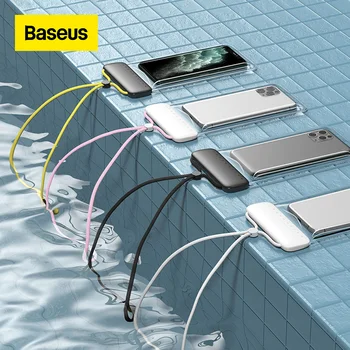 Baseus 7,2 инча Водоустойчив Калъф За Телефон, Чанта За Плуване, Универсална Чанта За Мобилен Телефон, Калъф За Телефон, Калъф За Дрифт, Гмуркане, Сърф