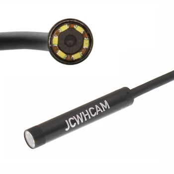 JCWHCAM 10 М 7 Мм Ендоскоп Камера USB Android Ендоскоп Cam Водоустойчива 6 LED Бороскоп Инспектиращата Помещение За Android PC HD 480 P