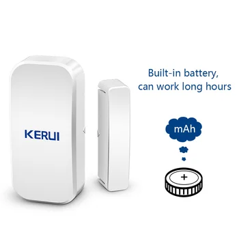 KERUI Интелигентен Безжичен Вратата Междина Нов Бял 433 Mhz Пин Безжичен Вратата Прозорец на Магнитен Детектор за Вход Сензор за Прозорци Сензори