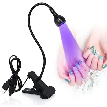 Led UV-Лампа за Изсушаване на Гел-Лак за нокти, Гъвкава Настолна USB Мини Лампа за Нокти, Портативна Сушилня за Нокти, Маникюр Салонные Инструменти