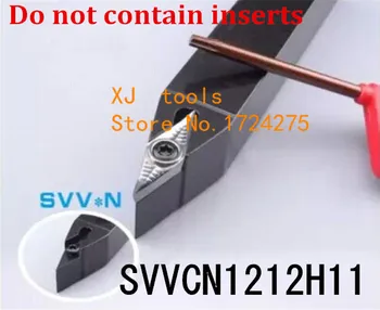 SVVCN1212H11/ SVVCN1010H11 Притежателя на струг инструмент с ЦПУ, външни инструменти за струговане 72,5 градуса, Стругове режещи инструменти