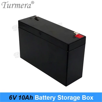 Turmera 6 В 10AH Празна Батерия Кутия За Съхранение на Lifepo4 Батерии да се Използват Деца Електрически Автомобил или Мотоциклет Електронен Авариен Светлина