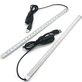 USB SMD 5630 LED Твърда Лента Твърд Бар Светлината 50 см, 9 W 35 Cm 7 Вата Вкл./Изкл Клиенти Лампа За помещения Ивица светлина За Хола Спални