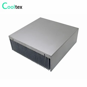 Алуминиев радиатор Радиатор HeatSink най-високата мощност 125x125x45mm Алуминий за електронното порекомендованного охлаждане ОХЛАДИТЕЛ LED chip размер