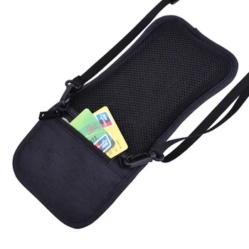 Водоустойчив RFID Блокиране на Държач За Карти, Мултифункционален на Шийката на Окачен Титуляр за Паспорт, Пътен Чантата за Мъже и Жени