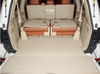 Добро качество! Пълен комплект автомобилни постелки за багажник на Lexus LX 570 7 места 2022 водоустойчив килими за багажника стелки за карго подложка за LX570 2021-2007