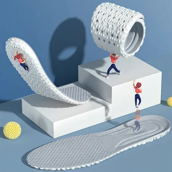 Еластичната Спортна Стелка Дезодорант Дишаща Възглавница за Обувки Подметка с Бягаща Тампон за Краката Мъжки Дамски Ортопедични Стелки
