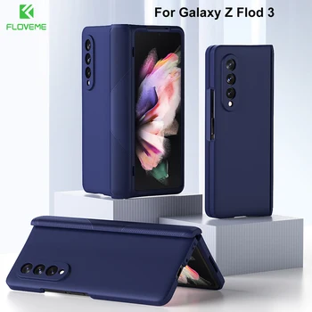 За Samsung Galaxy Z Fold 3 2 5G Калъф Панта Пълна Защита Ултра Тънък с Телевизор Стъклена Филм Твърд Калъф за PC за Samsung Z Fold3