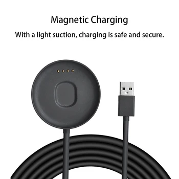 За Смарт Часа Ticwatch C2 USB Магнитно Адсорбционное Зарядно Устройство Зарядно устройство за Преносим Адаптер за Захранване, Кабел за зареждане Сменяеми Аксесоари