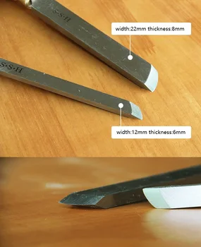 Извита кривия нож Дървообработващи нож входната нож Лесен за използване