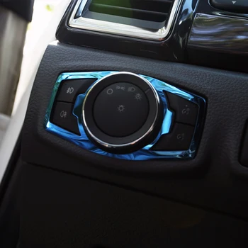 Ключа на Фаровете на Автомобила Довършителни Декоративни Пайети Стикер на Кутията за Ford Focus 3 MK3 2012 2013 2016 2017 Аксесоари
