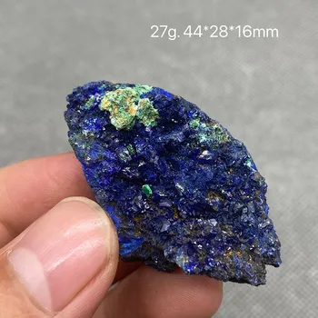 Натурален красив азурит и малахит симбиотический проба минерал кристал Камъни и кристали за Изцеление crystal