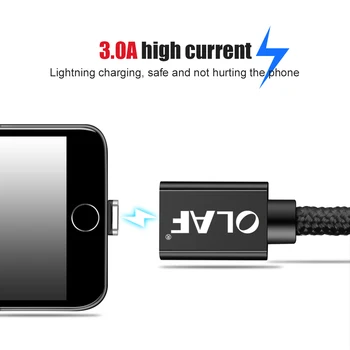 ОЛАФ 3A Магнитен Кабел USB Type C, За бързо зареждане За Samsung S8 S9 Plus Note 8 9 C USB кабел за зарядно устройство на huawei P20 lite pro