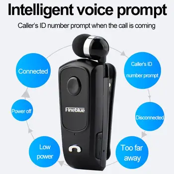Оригинален FineBlue F920 Прибиращ Безжична Bluetooth Слушалки Слушалки Хендсфри Стерео Скоба За Слушалки И Микрофон Телефонно Обаждане Преносим