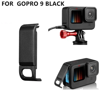 Страничен капак батерия За GoPro 10 9, Черна Подвижна Врата на Кутията, Порт За зареждане, Калъф За Go Pro Hero 9, Аксесоари GoPro9
