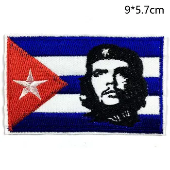Че Гевара (размер: 7,5X9,3 см) на Значки от плат 
