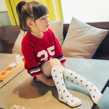 Чорапи за малки момичета, топли Памучни Чорапогащи с шарките на Лисици, sokken, Детски Дрехи, Унисекс, Чорапи за Деца, Карикатура