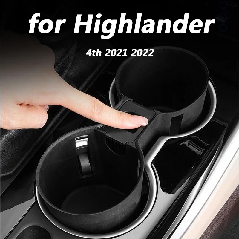 за Toyota Highlander 4th 2021 2022 Аксесоари за декорация на интериора на автомобила централна рамка за чаши вода кутия за съхранение на 1 бр. Изображение 1