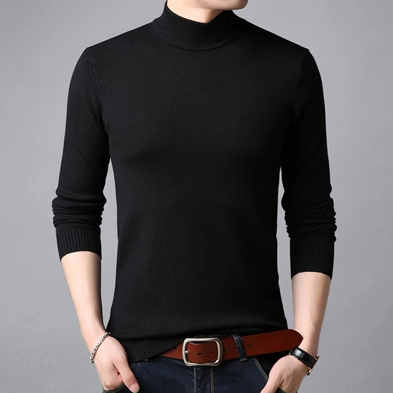 Мъжките Пуловери От Кашмир, Пуловер С Дълъг Ръкав, Обикновена, Пуловери, Блузи Изображение 1