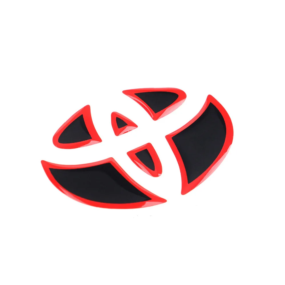 Автомобилен Стайлинг на Волана на Предницата и Задната Емблема на Иконата за Логото на Стикер На Колата Стикер За Toyota Auris CHR Camry, corolla crown highlander Изображение 4