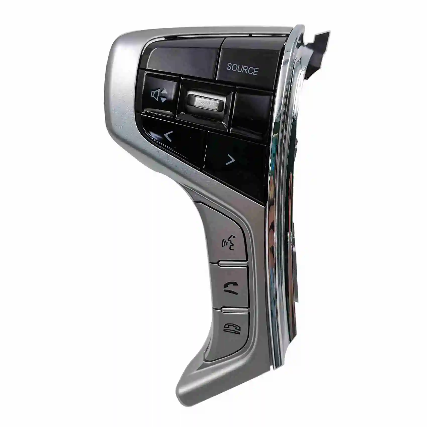 Волан Аудио Ключ Круиз Контрол Част на Ключа Сребрист Цвят За Mitsubishi PAJERO SPORT-2022 Outlander Delica L200 Изображение 4