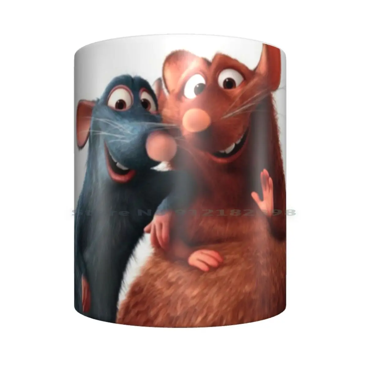 Реми и Емил Керамични Чаши Чаши за Кафе Чаша За Чай С Мляко Рататуи Реми Емил Плъх Мишка Приятели Главен Готвач Сладък Карикатура на Pixar Креативен Изображение 4